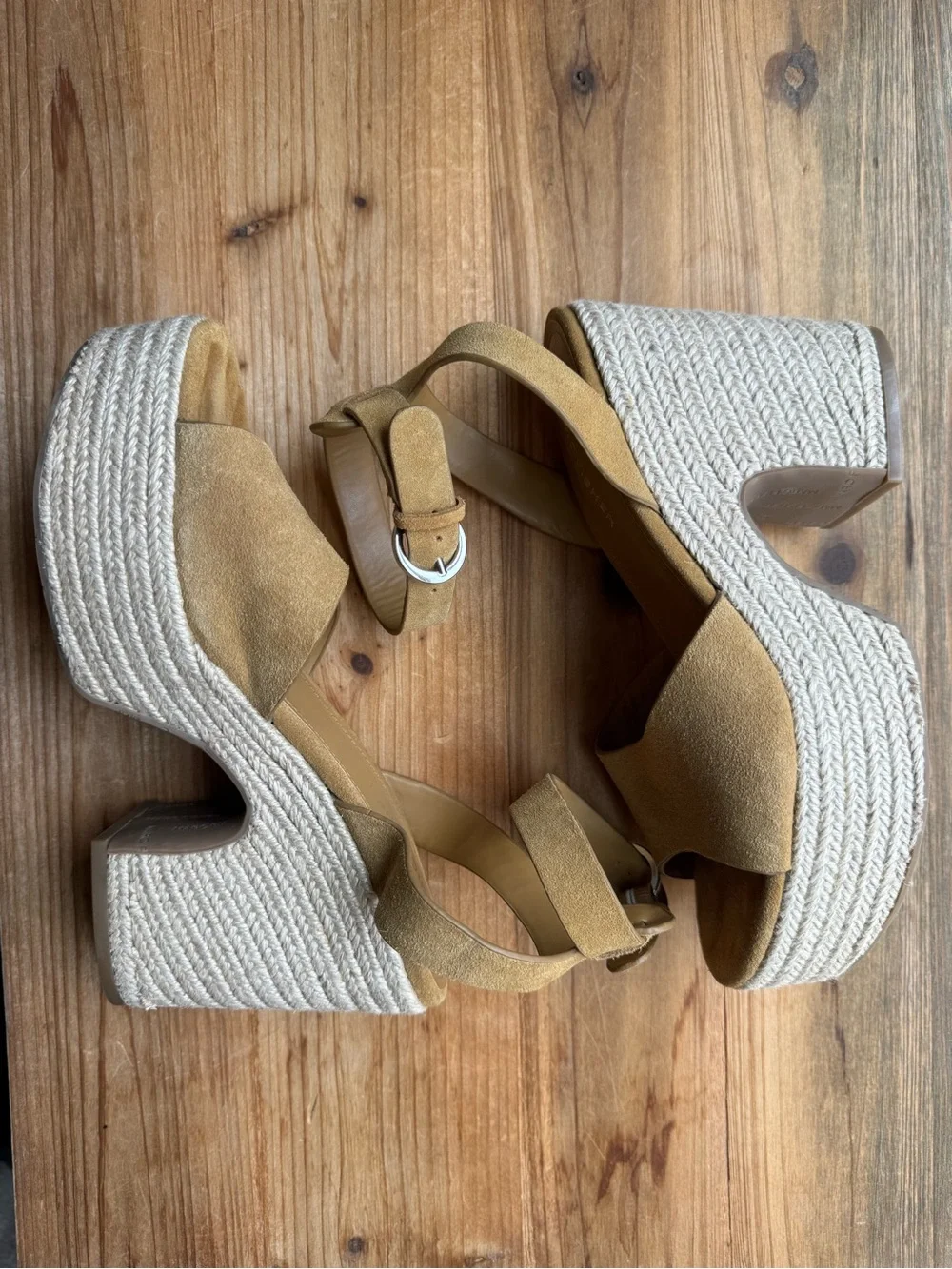 Marc Fisher Voshay Women’s Suede Platform Sandals 8.5